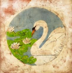Swan Batik | Obraz na stenu