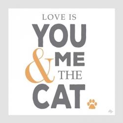 You Me and the Cat | Obraz na stenu