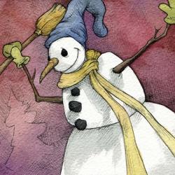 Snowman IV | Obraz na stenu