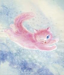 Pink Cat | Obraz na stenu