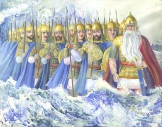 Sea King And His Knights | Obraz na stenu