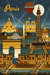 Paris Evening And Balloon | Obraz na stenu