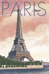 Paris Pink Eiffel Tower | Obraz na stenu