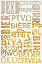 Beer In Different Languages | Obraz na stenu