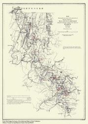 Atlanta, Georgia Map | Obraz na stenu