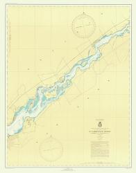 St. Lawrence River Map | Obraz na stenu