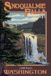 Snoqualmie Falls Washington | Obraz na stenu