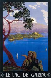 Le Lac De Garda Lake Scene | Obraz na stenu