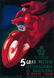 5 Gran Premio Barcelona 1946 | Obraz na stenu