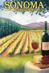 Sonoma Wine Country Ad | Obraz na stenu