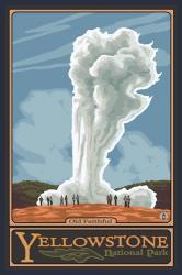 Old Faithful Yellowstone Park Ad | Obraz na stenu