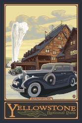 Old Faithful Inn Yellowstone Ad | Obraz na stenu