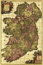 Old Map of Ireland | Obraz na stenu