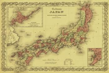 Map of Japan | Obraz na stenu