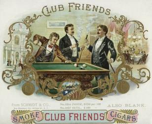 Club Friends Cigars | Obraz na stenu