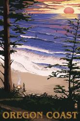 Oregon Coast Sunset Ad | Obraz na stenu
