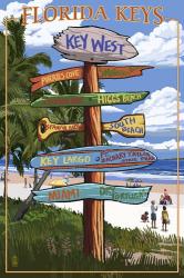 Florida Keys Sign Ad | Obraz na stenu