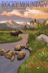 Rocky Mountain Park Moose | Obraz na stenu
