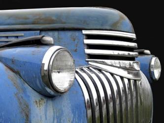Chevy Grill Blue | Obraz na stenu