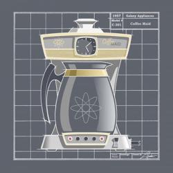 Galaxy Coffeemaid - Pewter | Obraz na stenu