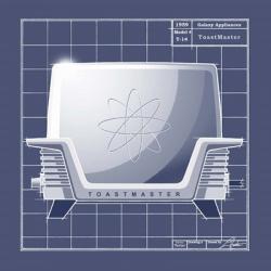 Galaxy Toaster - Blueprint | Obraz na stenu