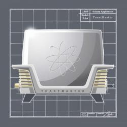 Galaxy Toaster - Pewter | Obraz na stenu