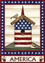 Americana Birdhouse | Obraz na stenu