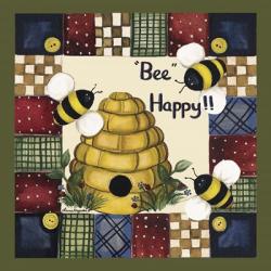 Bee Happy | Obraz na stenu