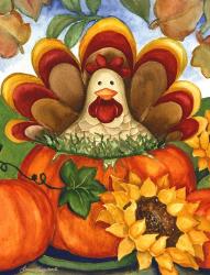 Turkey in a Pumpkin | Obraz na stenu