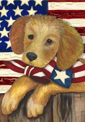 Patriotic Puppy | Obraz na stenu