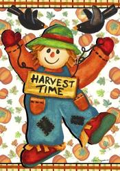 Scarecrow And Pumpkins | Obraz na stenu