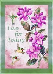 Live for Today - Vertical | Obraz na stenu