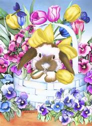 Basket Bunny | Obraz na stenu