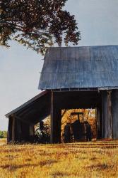 Barn W Tractor | Obraz na stenu