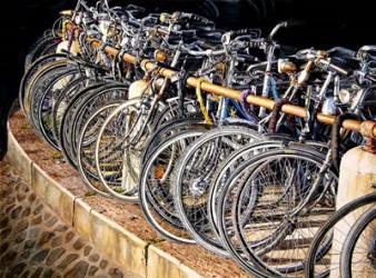 Bicycles  Amsterdam | Obraz na stenu