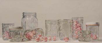 Jars With Peppermints | Obraz na stenu