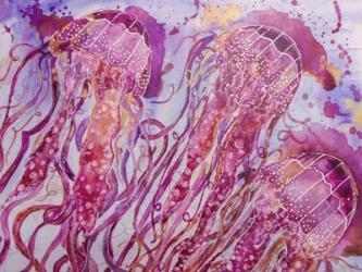 Pink Jellyfish | Obraz na stenu