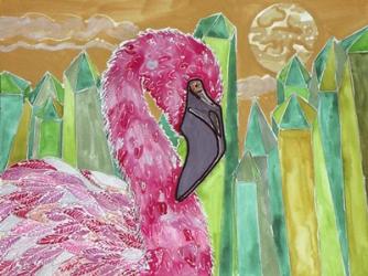Crystal Flamingo | Obraz na stenu