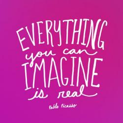 Imagine Pink | Obraz na stenu