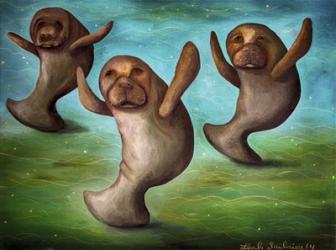 Dance Of The Manatees | Obraz na stenu