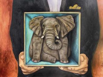 Elephant In A Box | Obraz na stenu
