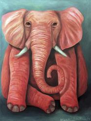 Pink Elephant | Obraz na stenu