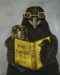 Ravens Read | Obraz na stenu