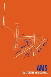 AMS Airport Layout | Obraz na stenu