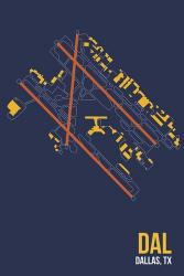 DAL Airport Layout | Obraz na stenu