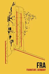 FRA Airport Layout | Obraz na stenu