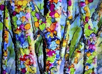 Birches with Bling | Obraz na stenu