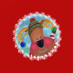 Christmas Critters Reindeer | Obraz na stenu