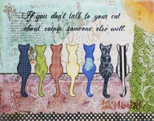 Cat Talk | Obraz na stenu