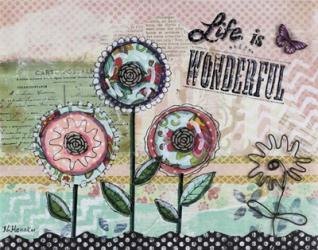 Life is Wonderful Flowers | Obraz na stenu
